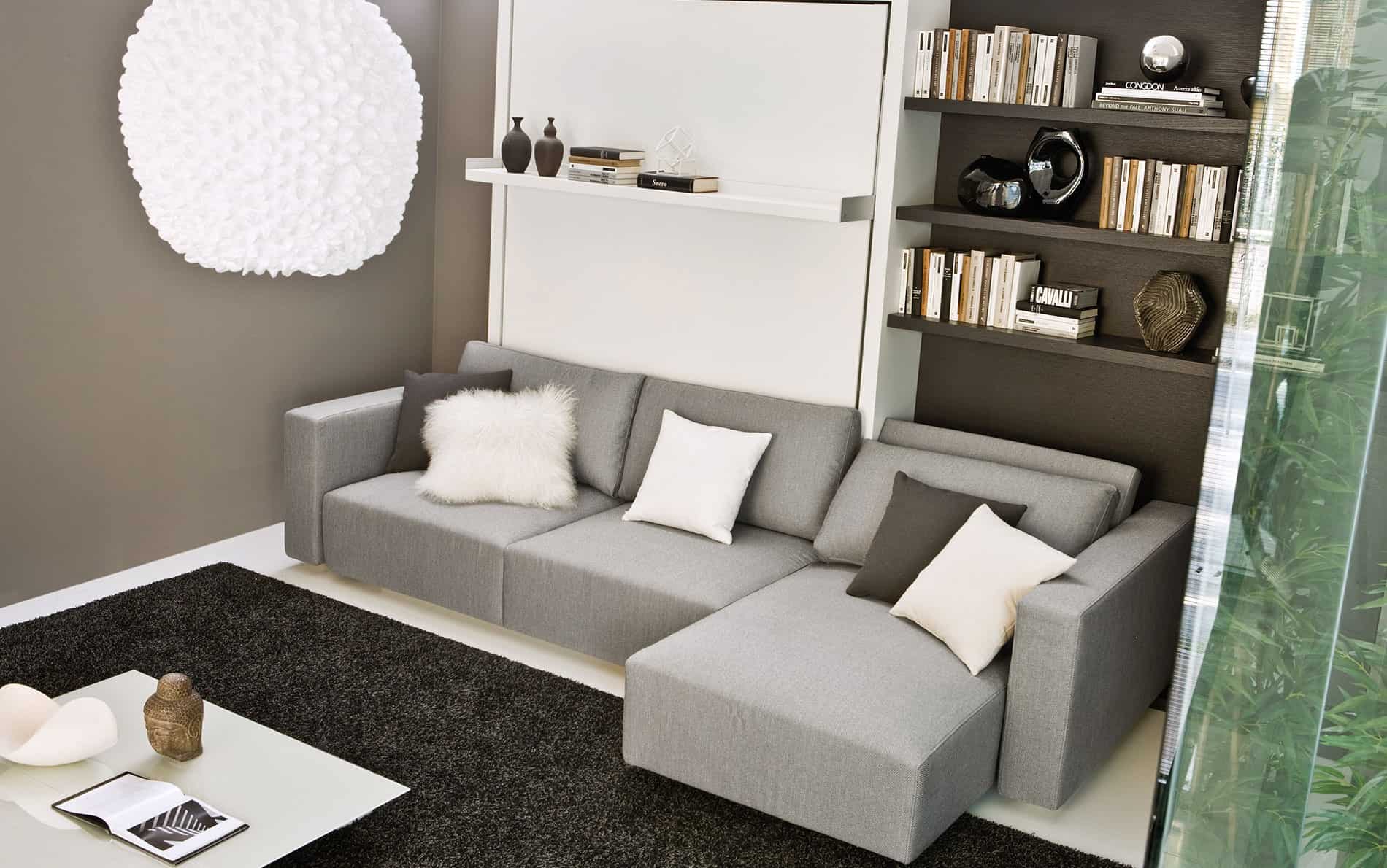 Clei Schrankbett mit Sofa | Designer Schrankbett mit Sofa